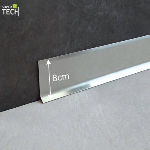 Plinta inox periat inaltime 8cm Profilitec BA800ISN