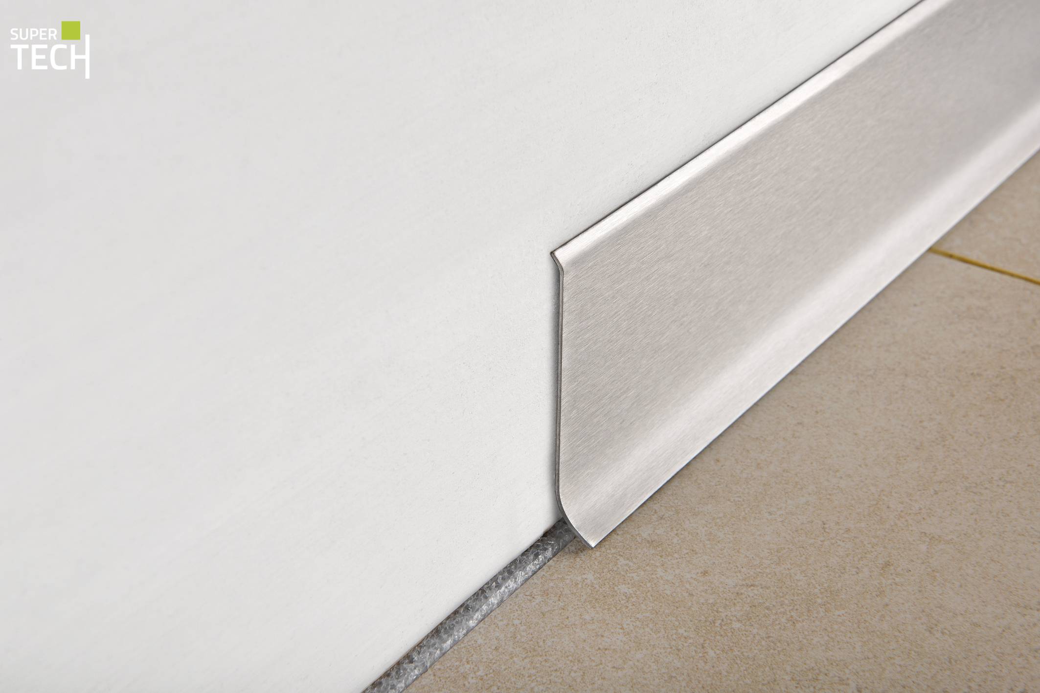Plinta inox periat cu inaltimea= 6cm Progress Profiles BTACS 60