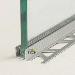 Profil aluminiu fixare sticla dus STKV100AS