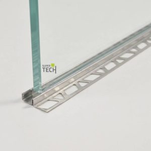 Profil pentru fixare sticla dus din inox STKV-IS