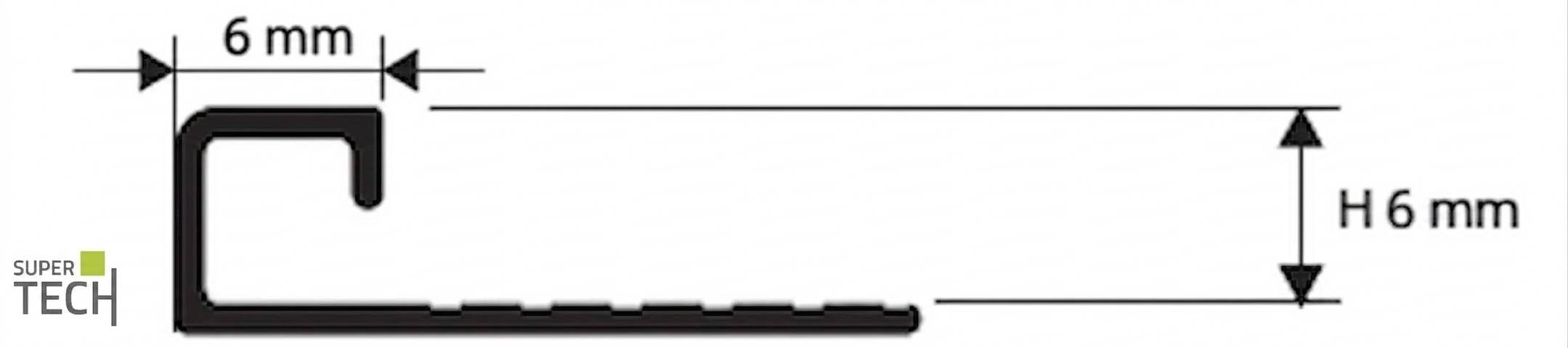 Profil trecere decorativ din alama periata latime=6mm pentru SPC si placi subtiri PJQSOS 06 - imagine 5